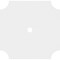 Ekena Millwork Locke Architectural Grade PVC Contemporary Ceiling Medallion, 32"OD x 3"ID x 19"C x 1"P CMP32LE-03000 - alternate 2